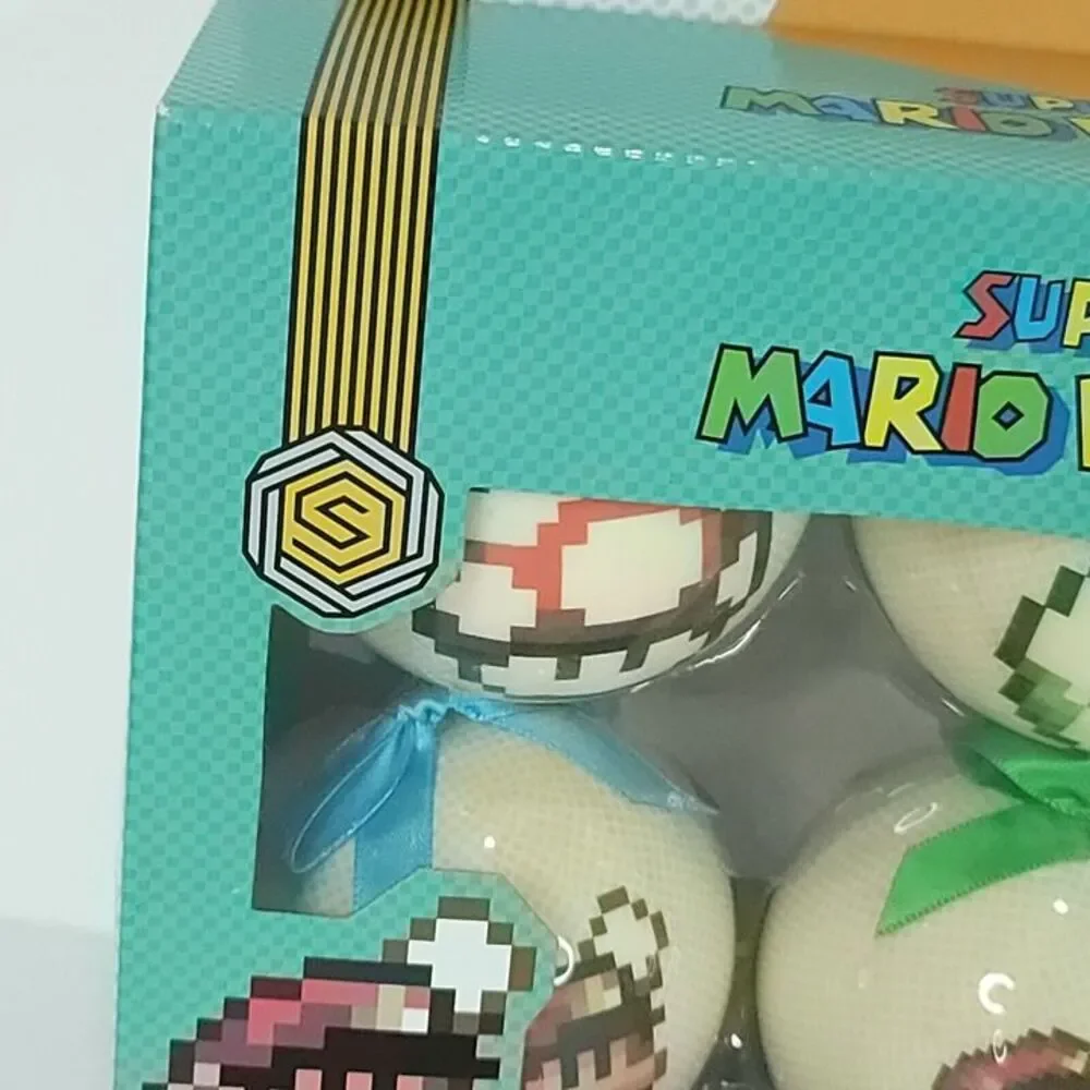 Super Mario World Xmas Tree Ornaments Official Nintendo Set Of 4 Exclusive NEW
